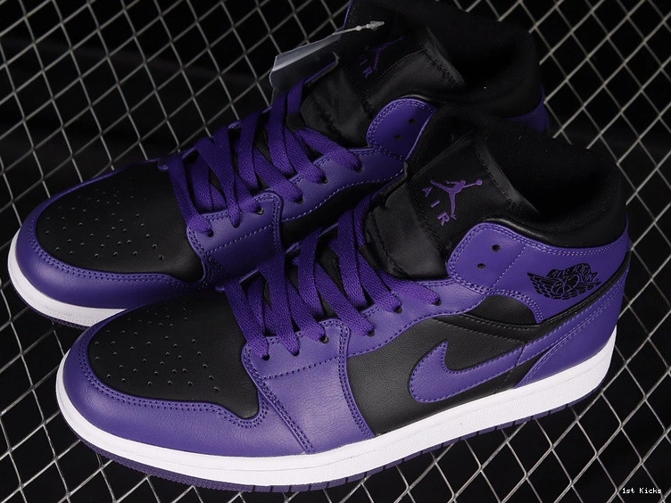 Purple 1 Black - Jordan Mid (Women's) BQ6472-051 0515